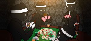 Underground Casino With four black mafia mobs